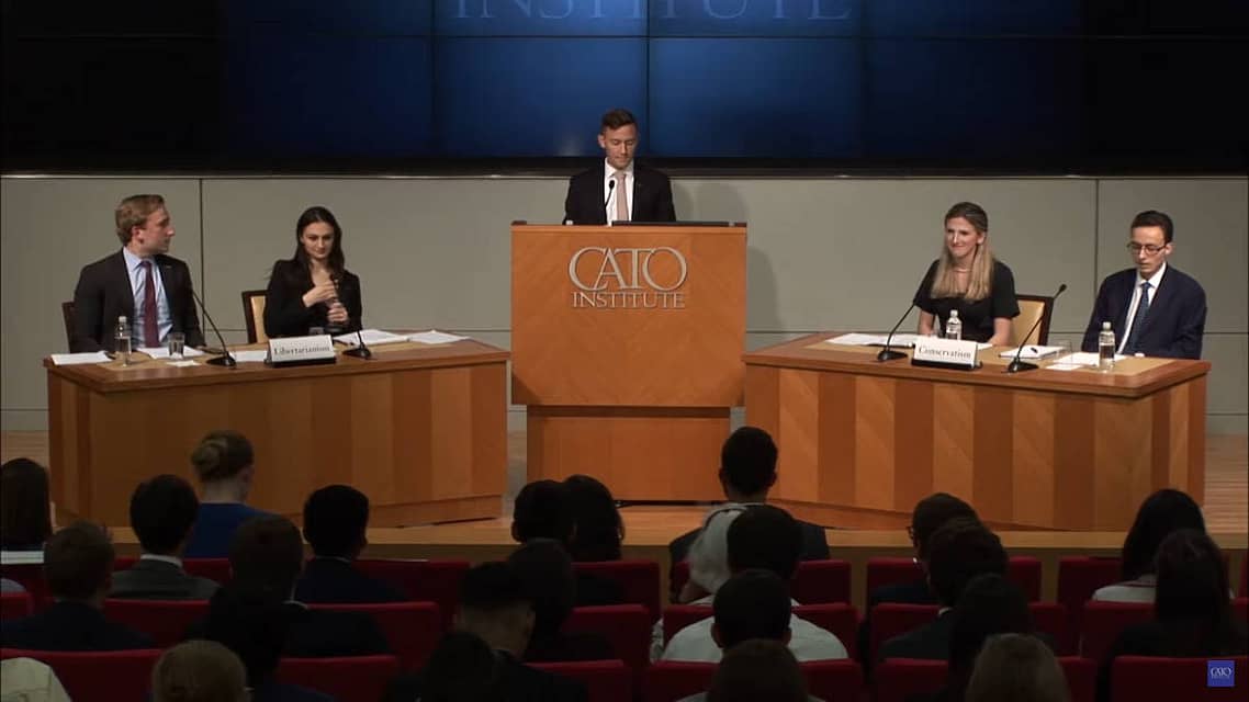 Libertarians vs Conservatives: Cato Institute interns debate